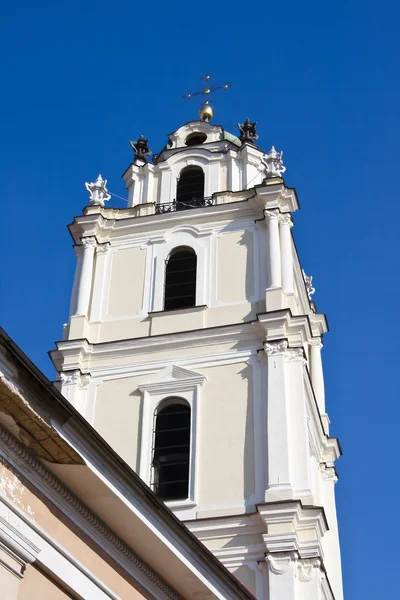 Dzwonnica kościoła św. Wilno. Litwa — Zdjęcie stockowe