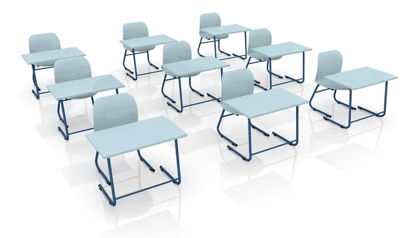 Stock image School desks