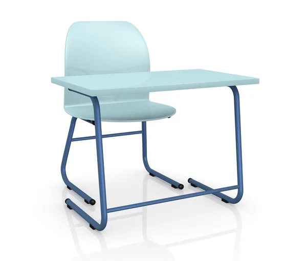 Biurko i krzesło szkolne — Zdjęcie stockowe