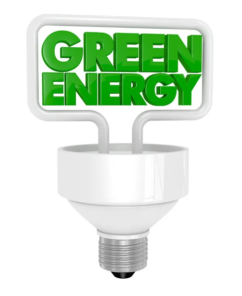 绿色能源的概念 — 图库照片