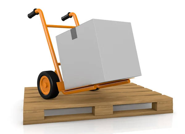 Handtruck or trolley — Stock Photo, Image
