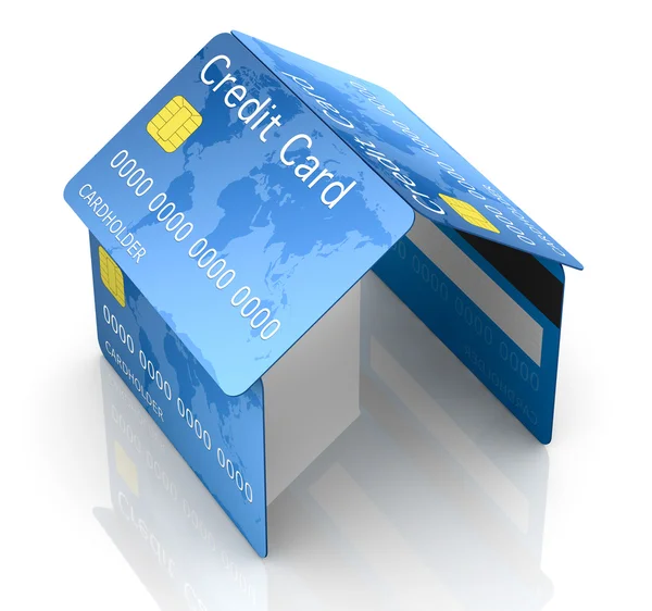 Kreditní karta bezpečnost — Stock fotografie