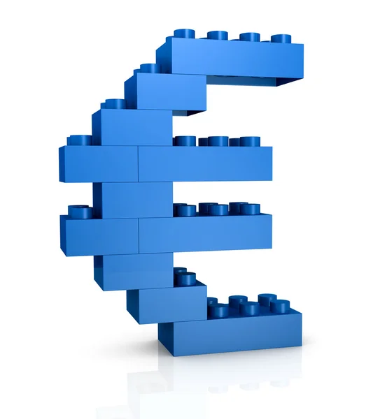 Bouw van een nieuwe euro — Stockfoto