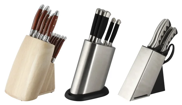 Set blocco coltelli — Foto Stock