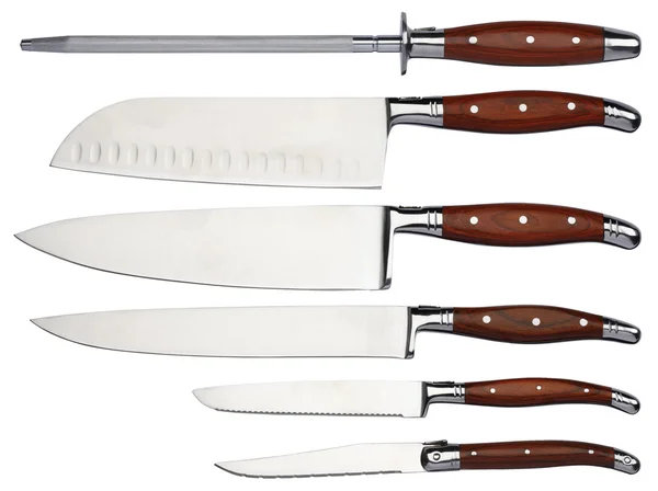 Комплект ножей — стоковое фото