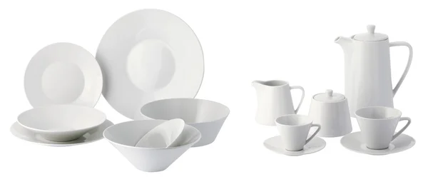 Piatti e tazze in ceramica — Foto Stock