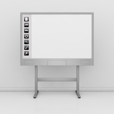 Interactive whiteboard clipart