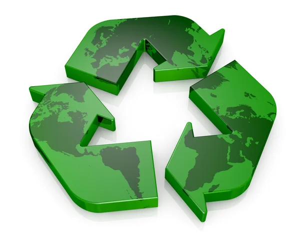 Symbol för återvinning — Stockfoto