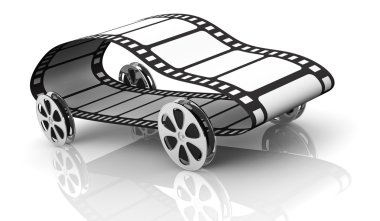 Concept of film industry clipart