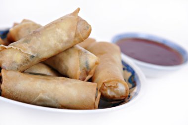 Eggrolls,Traditional Chinese Food clipart