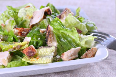 Barbeque chichen salad clipart