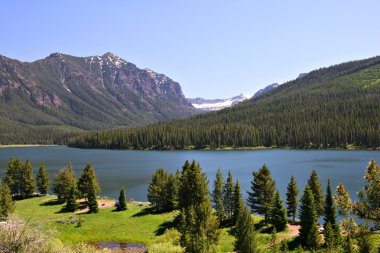 Highlite Lake at Gallatin National Forest, Bozeman, Montana, USA clipart