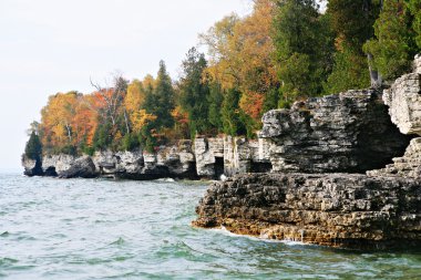 Wisconsin Cave Point Park clipart