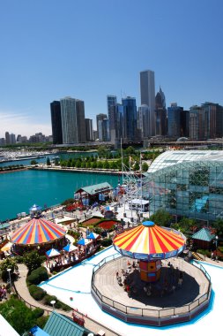 Chicago Navy Pier Summer clipart