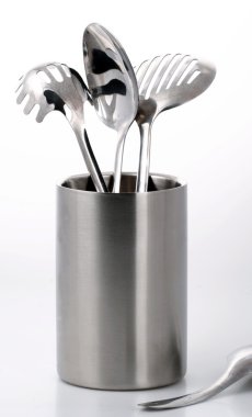 Silver kitchenware clipart
