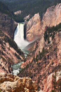 Yellowstone National Park, Lower Falls clipart