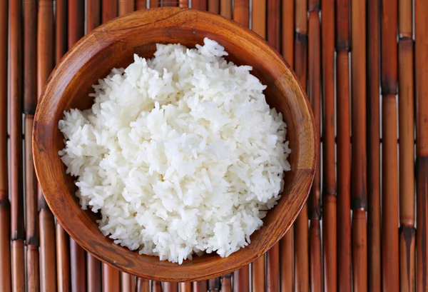 Skål kokt ris — Stockfoto