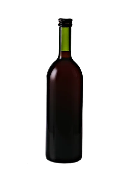 Ізольована пляшку вина — стокове фото