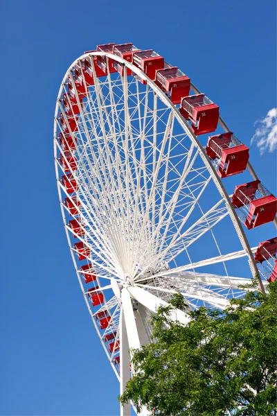 Chicago cais da marinha Ferris Wheel close-up — Fotografia de Stock