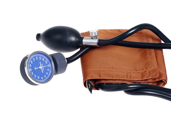 Старий модний лічильник кров'яного тиску — стокове фото