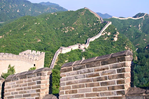 Punto turístico en la Gran Muralla de China — Foto de Stock