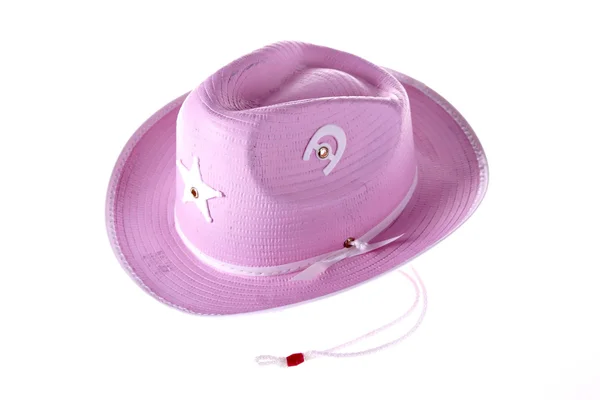 Rosa Cowgirl's hat — Stockfoto