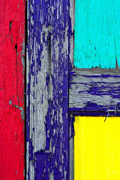 Pintura Grunge en puerta de madera — Foto de Stock