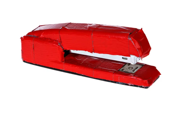 stock image Stapler with wrapped with red tape