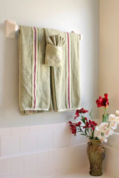 Hotel Bathroom Towel — Stock Photo, Image