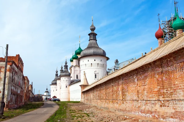 Muur van het Kremlin. Rostov de grote — Stockfoto