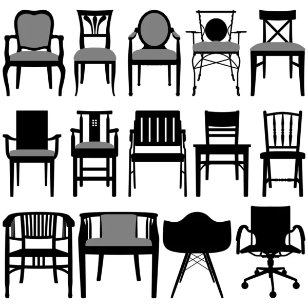 Conception de chaise — Image vectorielle