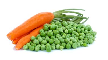 Peas and carrots clipart