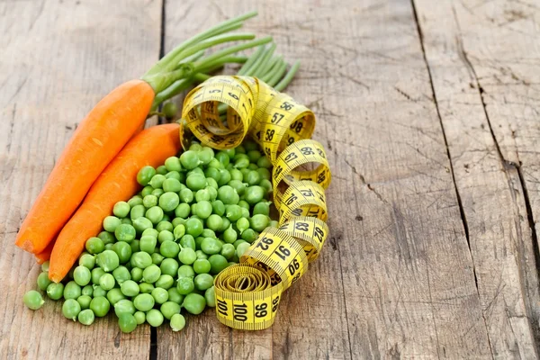 Diet with vegetables — Stock Photo, Image