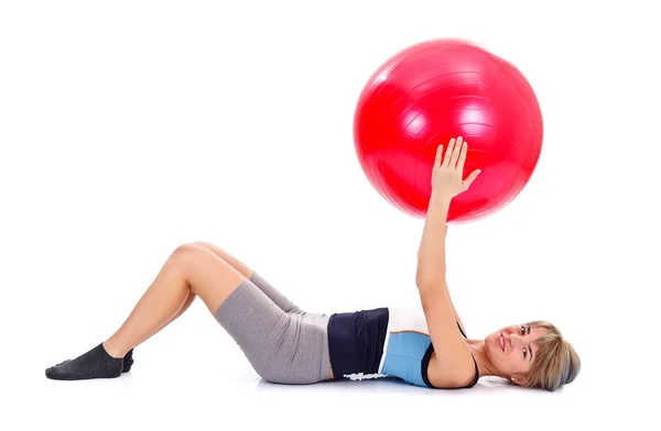 Pilates tränar — Stockfoto