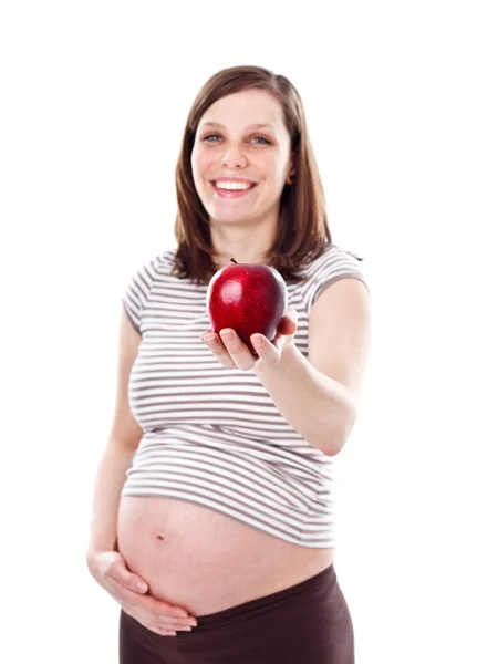 Apple for the baby — Stock Photo, Image