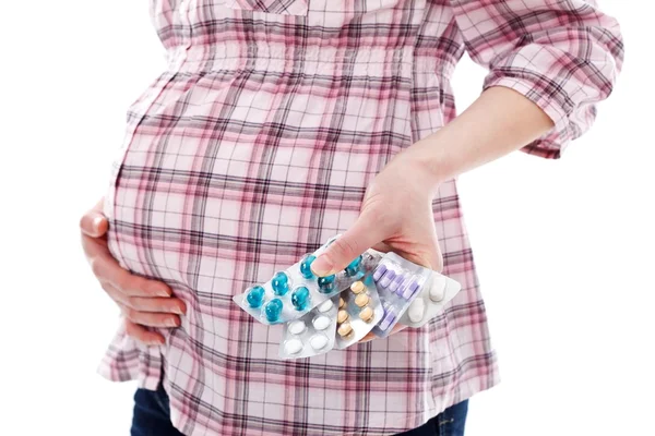 임신 여성을 위한 약 — 스톡 사진