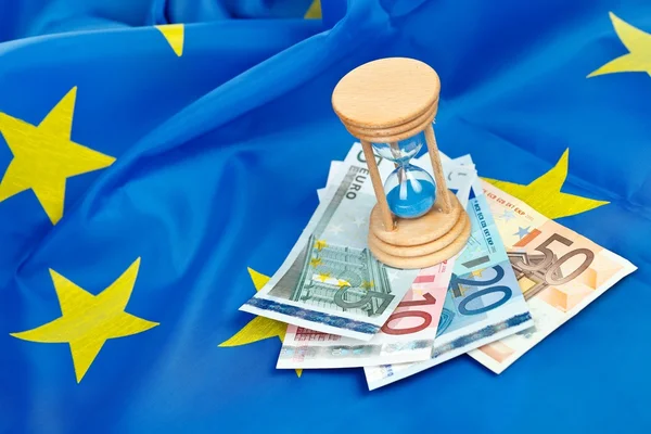 Euro verlopen — Stockfoto