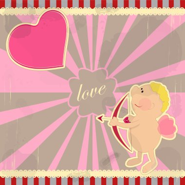 Card for Valentine clipart