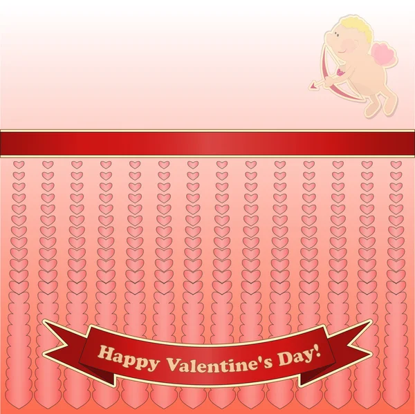 Tarjeta para San Valentín — Vector de stock