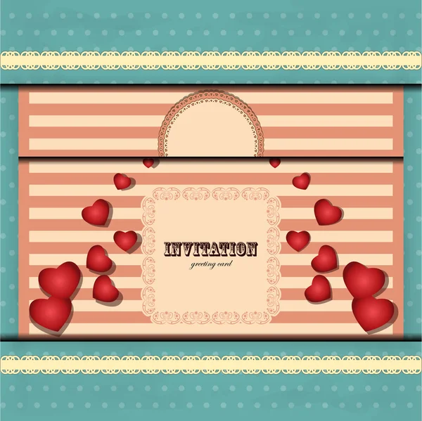 Tarjeta para San Valentín — Vector de stock