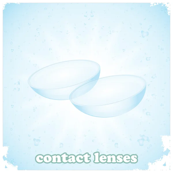 Contact lenses — Stock Vector