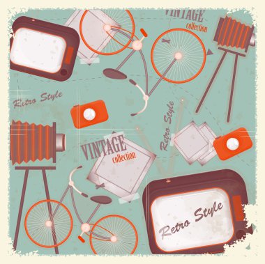 Abstract vintage background clipart