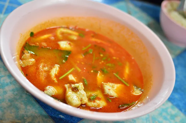 Sopa de verduras picantes, comida tailandesa — Foto de Stock