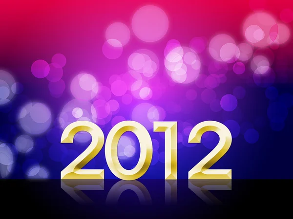 2012 gelukkig Nieuwjaar achtergrond — Stockfoto