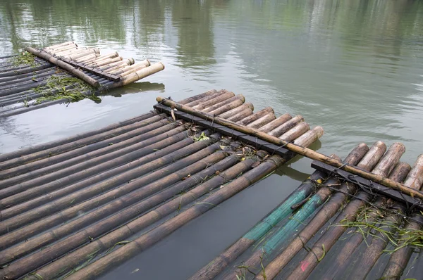 Bamboo raft — Stock Photo, Image