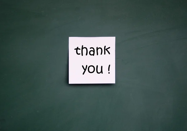 Thank you note — Stock Photo, Image