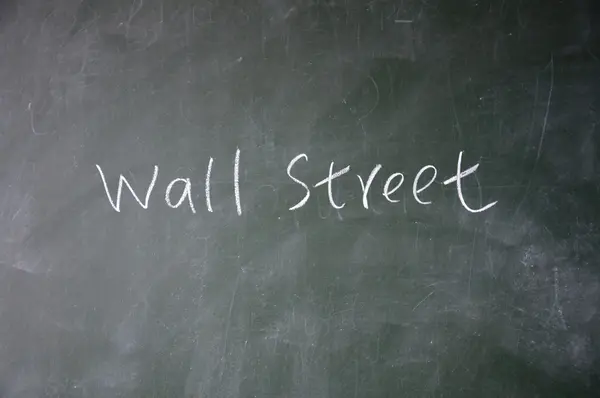 Wall Street Przewodniczący — Zdjęcie stockowe