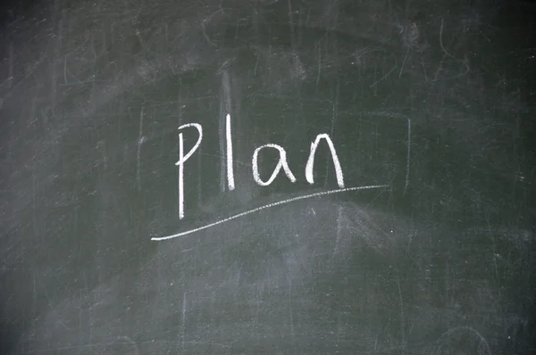 Plan title — Stock Photo, Image