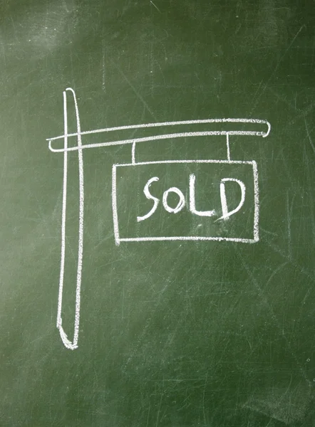 Sold sign — Stock Photo, Image