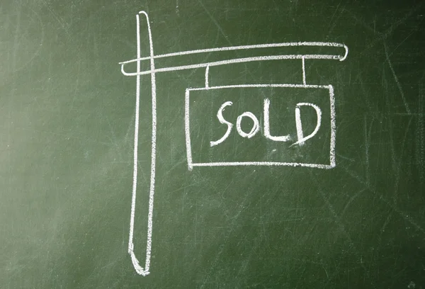 Sold sign — Stock Photo, Image